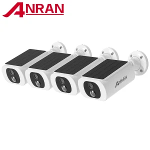 ANRAN 2K Solar Camera 4PCS Home Security