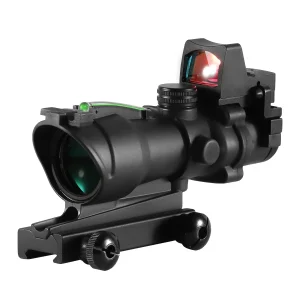 Adjustable 4x32  Red Dot Tactical Scope 20mm