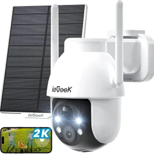 ieGeek 2K 3MP 360° PTZ HD Outdoor