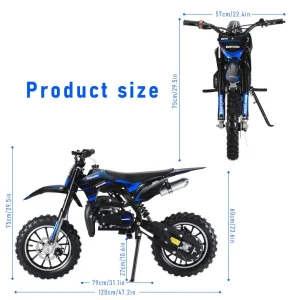 Off-road Motorcycle Mini Kid Dirt Bike, 49CC - Thumbnail Image 6