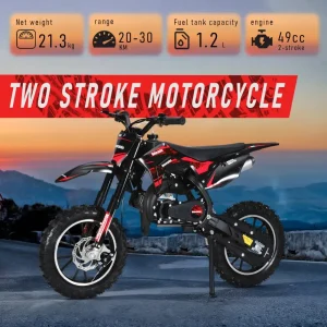 Off-road Motorcycle Mini Kid Dirt Bike, 49CC - Thumbnail Image 4
