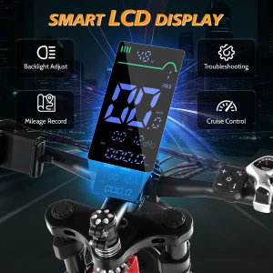 Electric Bike, 1500W Peak Ebikes for Adults - Thumbnail Image 7